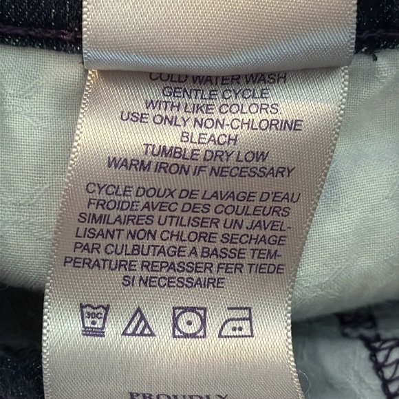 NYDJ Sheri Slim Mid-Rise Dark Wash Jeans Size 6 - Picture 9 of 11